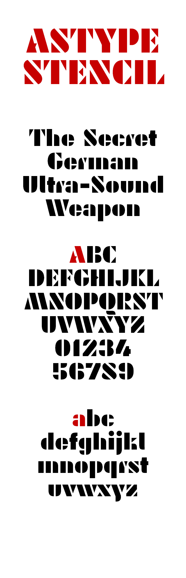Astype Stencil